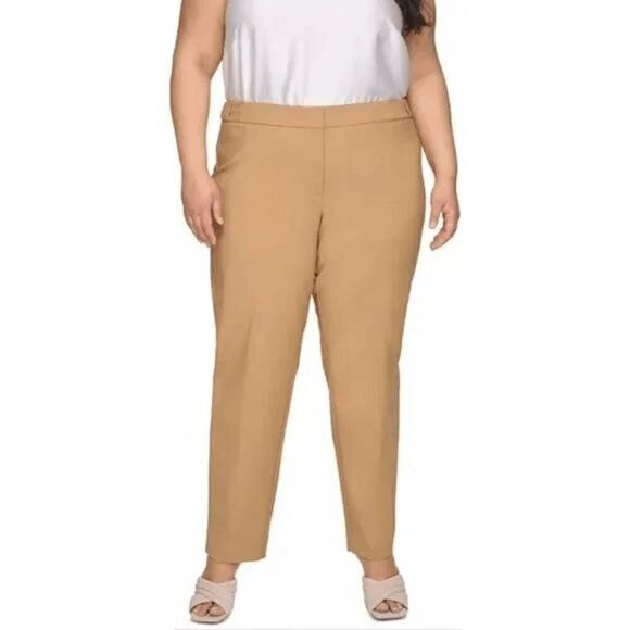 Calvin Klein Women's Plus Size Infinite Stretch Slim Leg Pants 18W - Picture 1 of 9